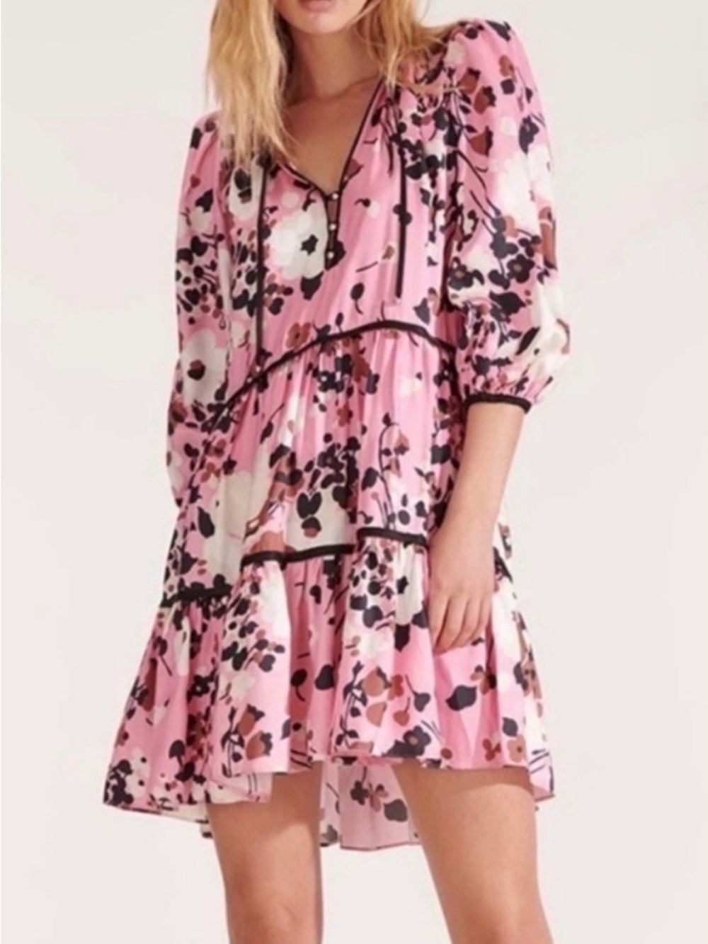 EUC Veronica Beard Tiered Dress Sz 4